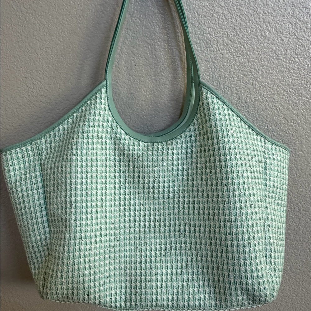 NWOT Stoney Clover Lane Scoop Tote, mint green
